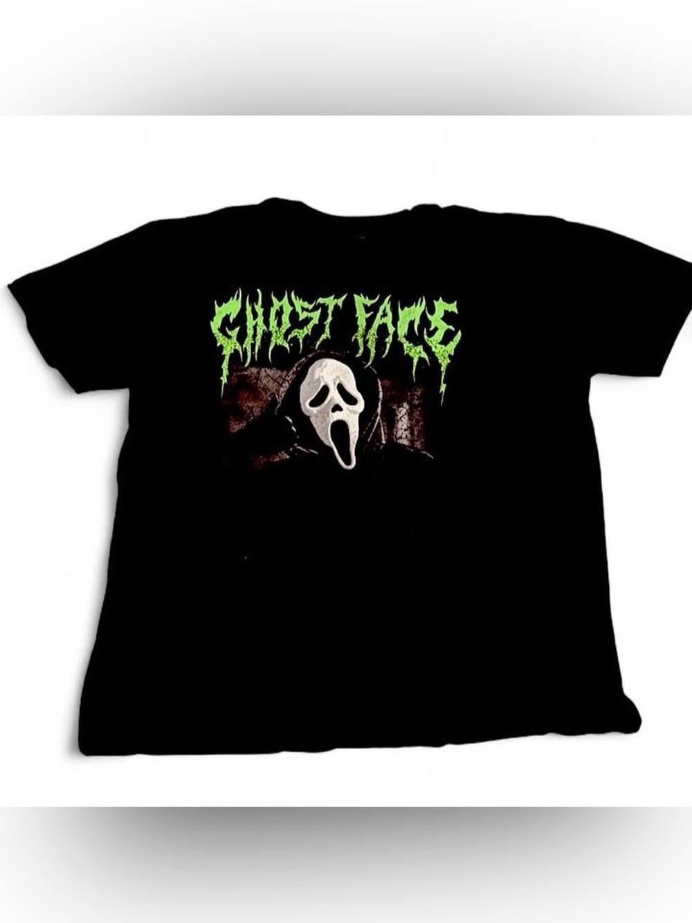 Ghost Face Black Graphic Tee